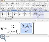 Dragging an expression to the toolbar